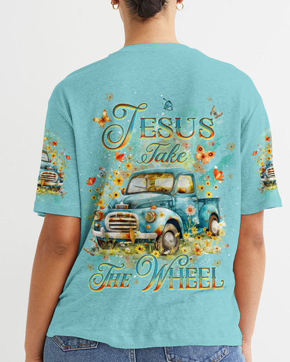 Jesus Take The Wheel Women's All Over Print Shirt - Yhdu0605244