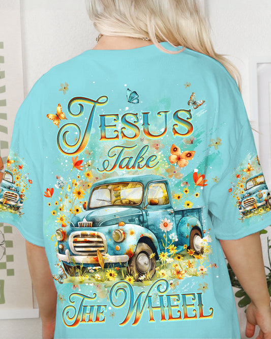 Jesus Take The Wheel Women's All Over Print Shirt - Yhdu0605244