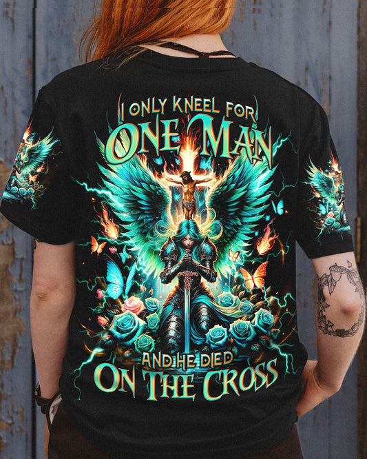 I Only Kneel For One Man Warrior Women's All Over Print Shirt - Tlno0205244