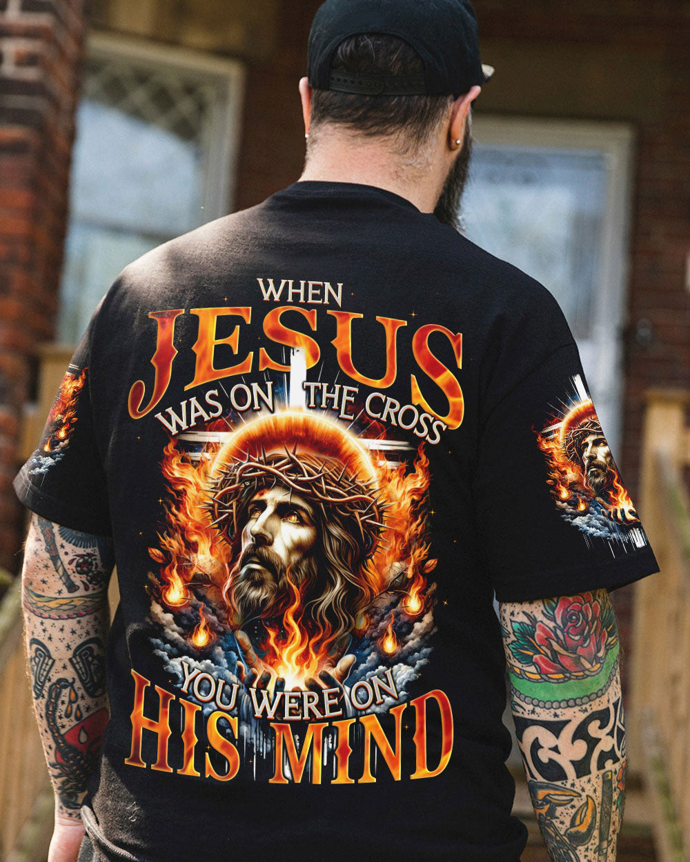 When Jesus Was On The Cross Men's All Over Print Shirt - Tyqy0205241