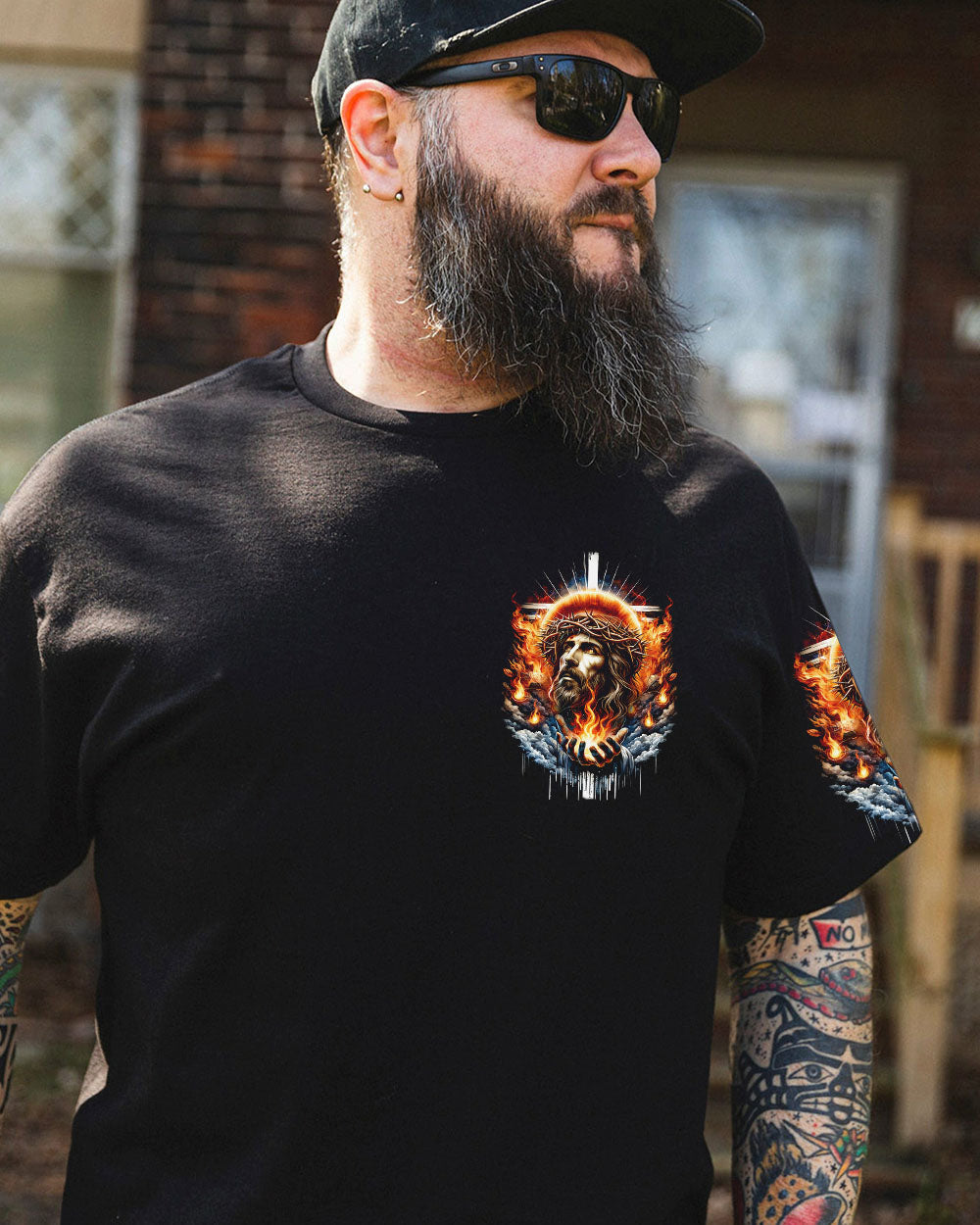 When Jesus Was On The Cross Men's All Over Print Shirt - Tyqy0205241