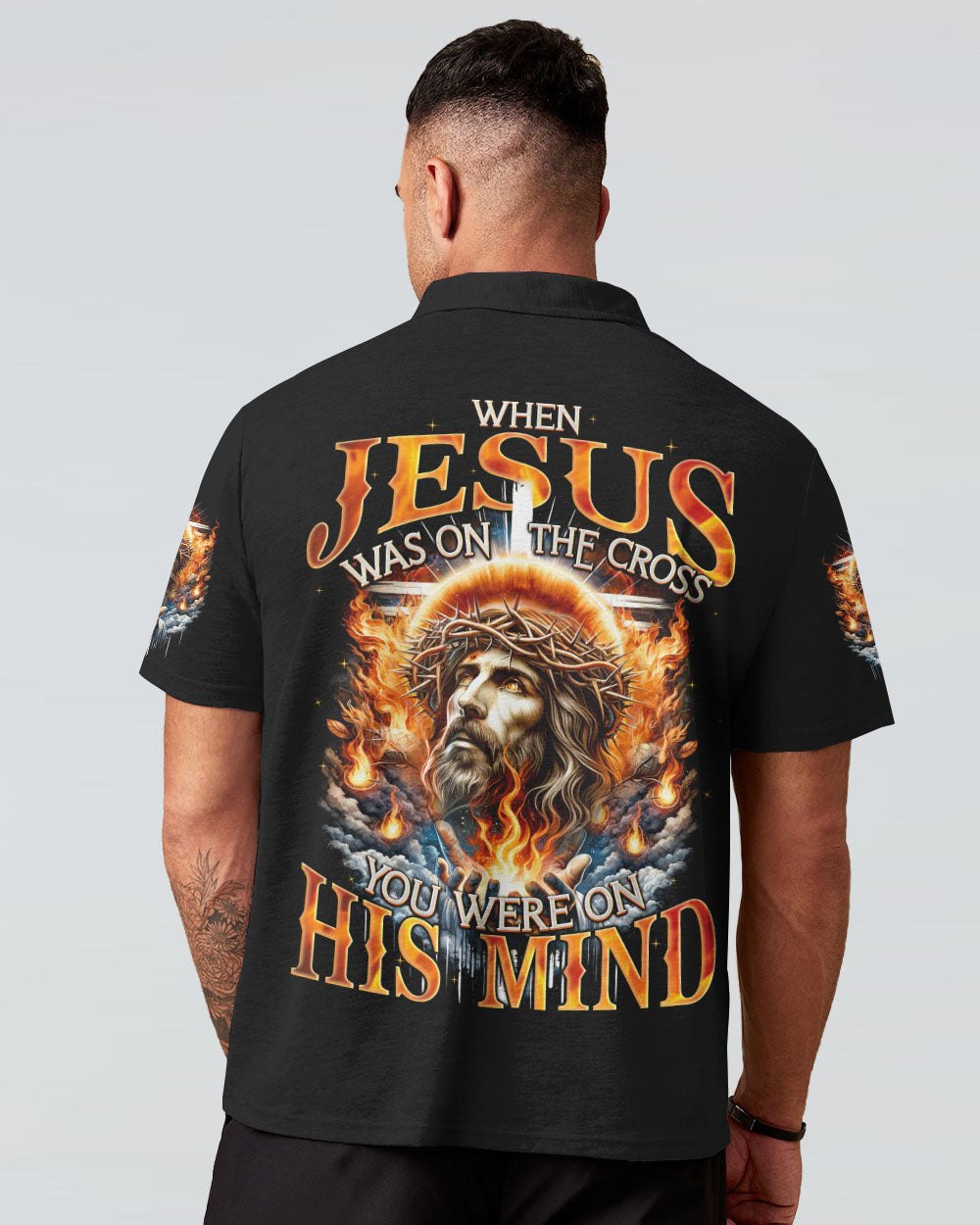 When Jesus Was On The Cross Men's All Over Print Shirt - Tyqy0205241
