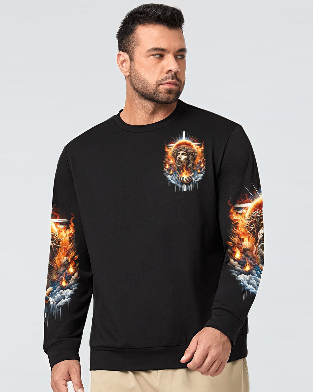 When Jesus Was On The Cross Men's All Over Print Shirt - Tyqy0205241