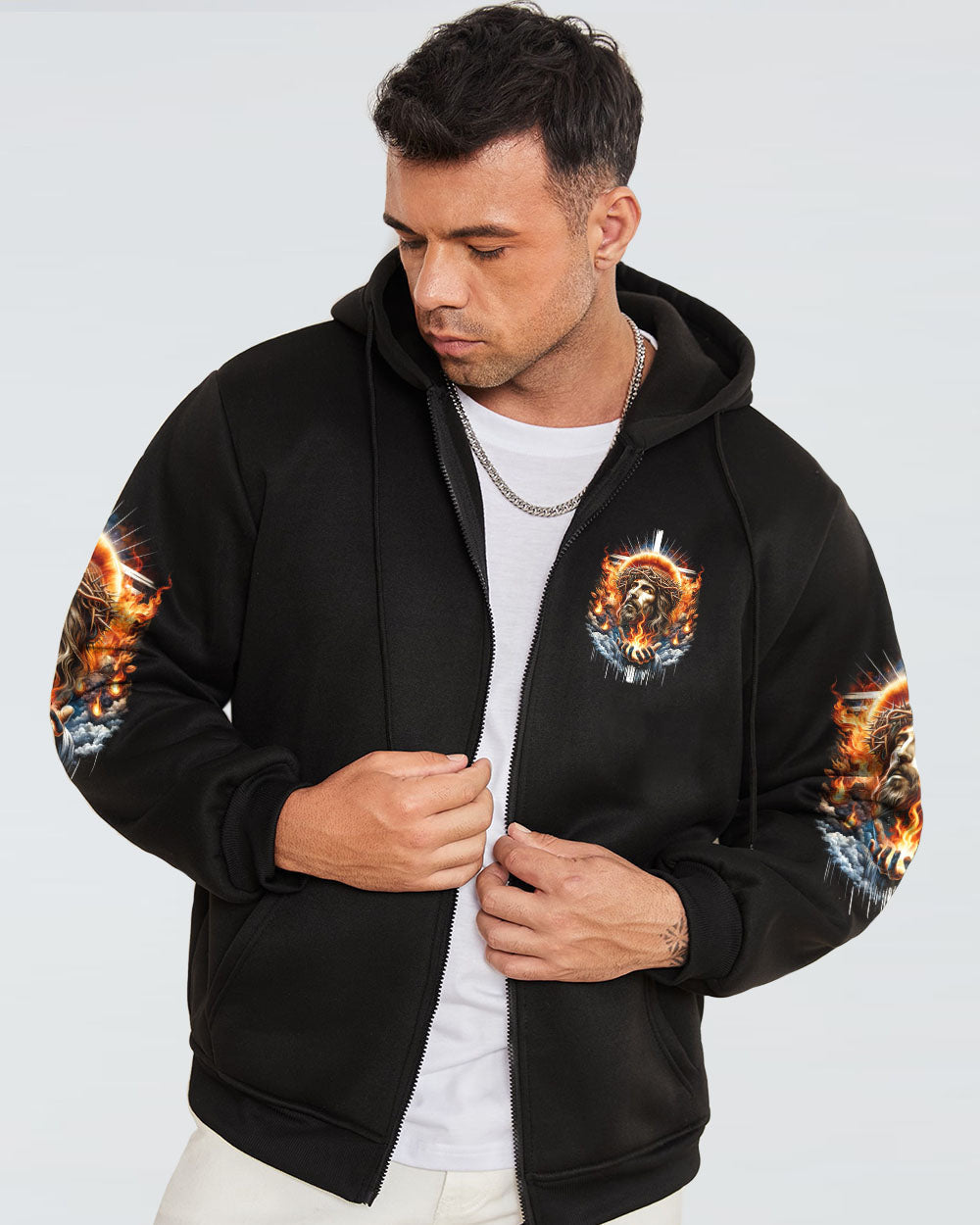 When Jesus Was On The Cross Men's All Over Print Shirt - Tyqy0205241
