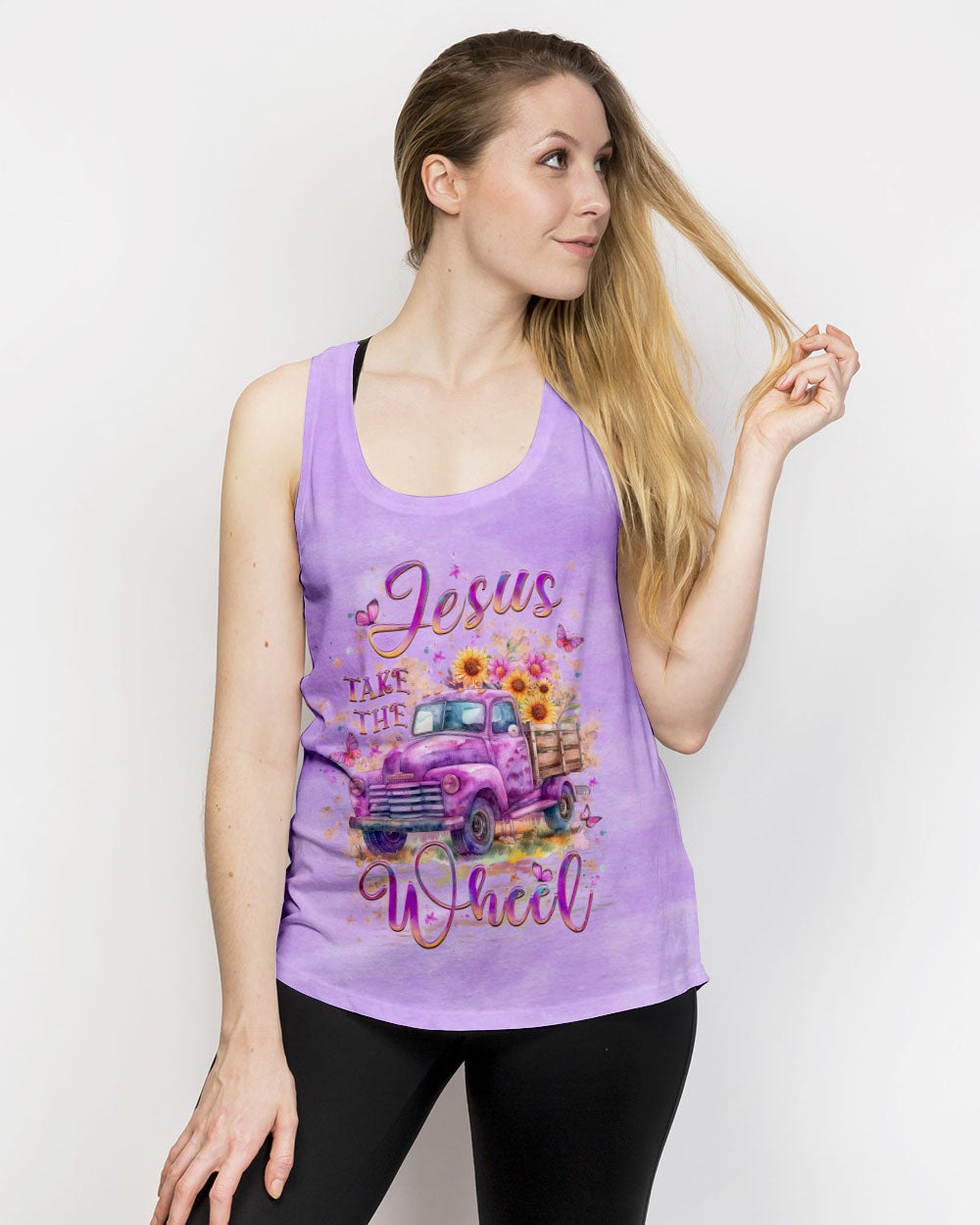 Jesus Take The Wheel Women's All Over Print Shirt - Yhlt2604242