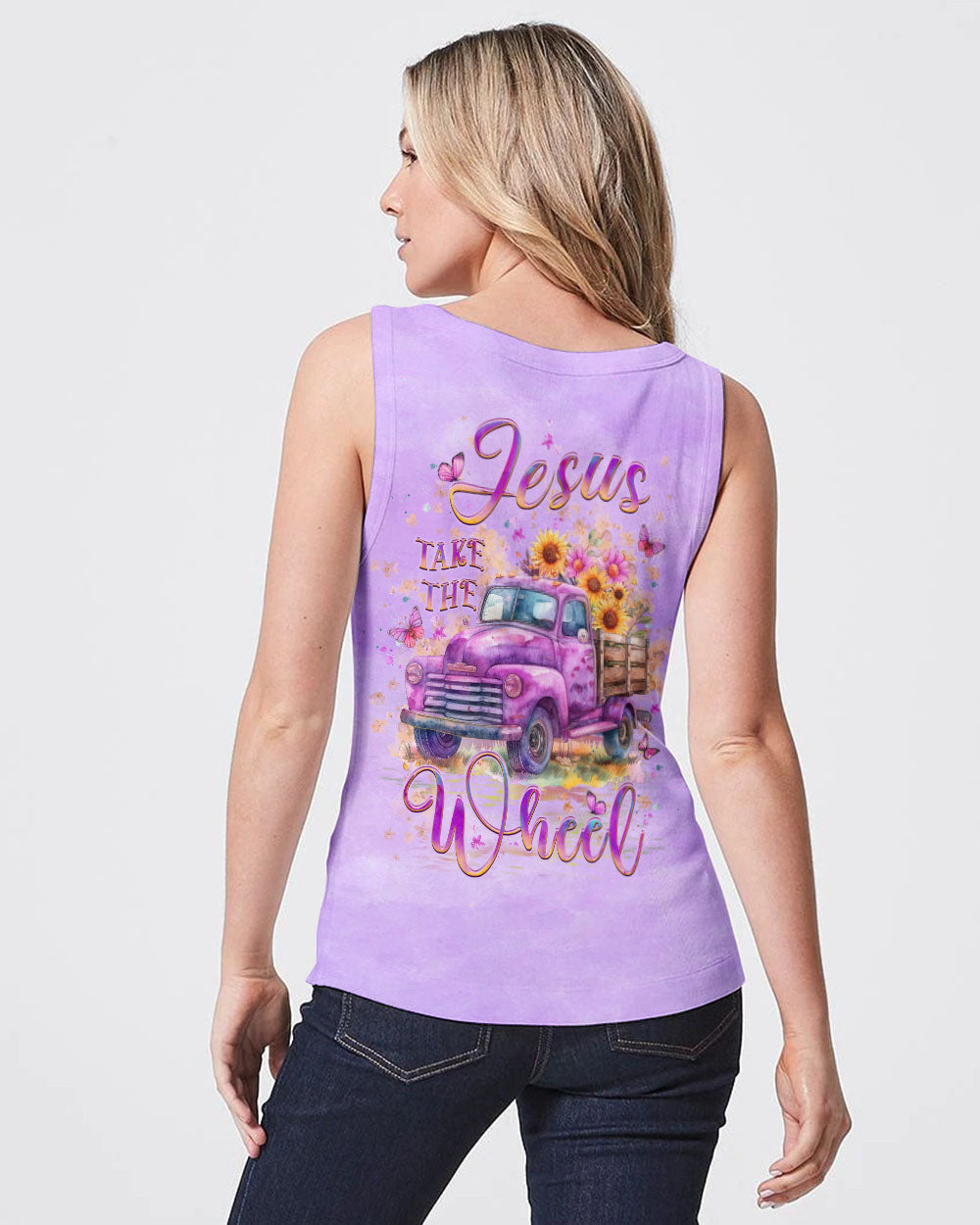 Jesus Take The Wheel Women's All Over Print Shirt - Yhlt2604242