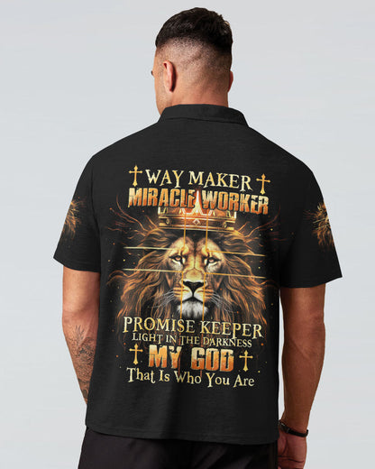 Way Maker Miracle Worker Lion Men's All Over Print Shirt - Tytm2304244