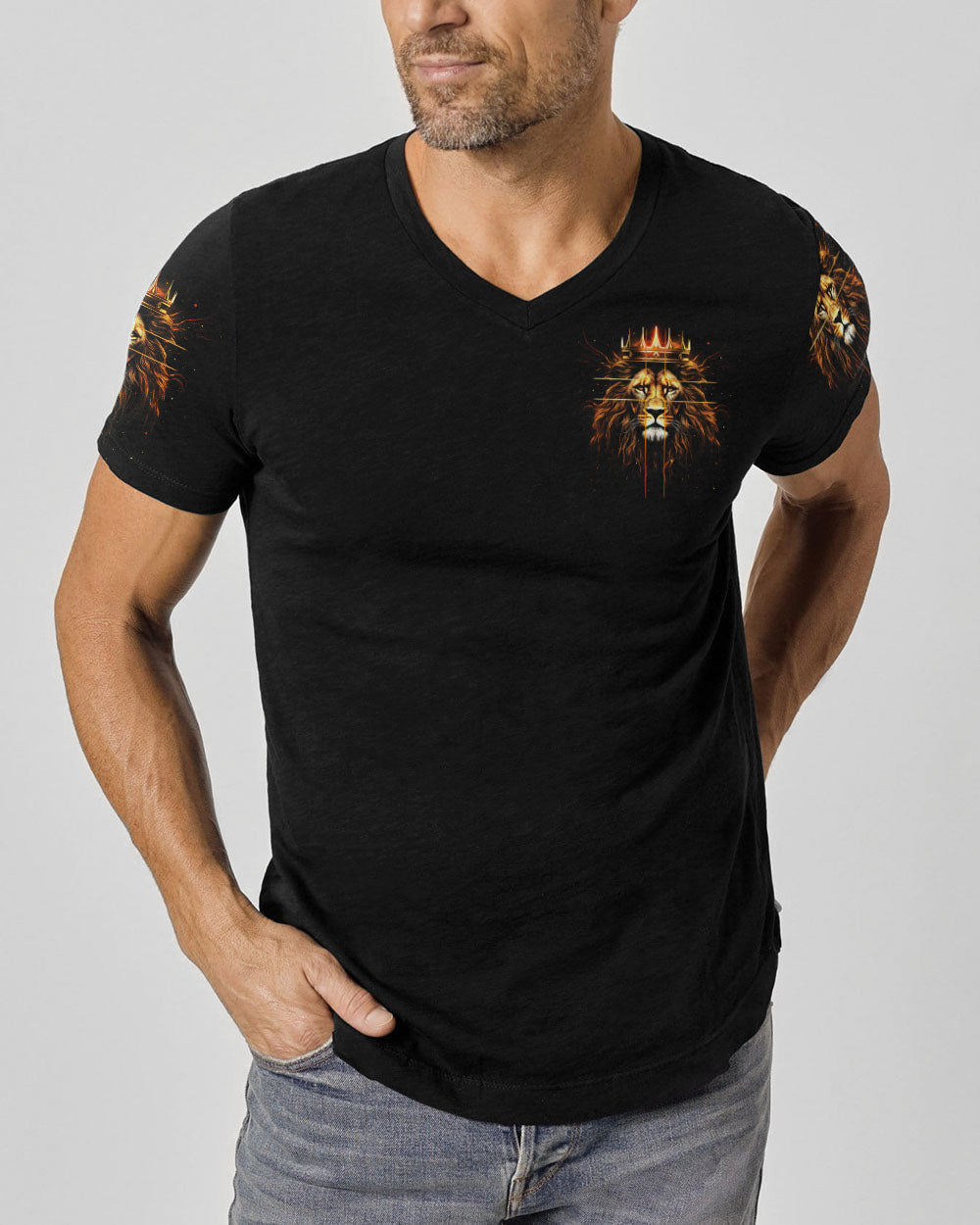 Way Maker Miracle Worker Lion Men's All Over Print Shirt - Tytm2304244