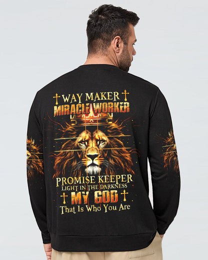 Way Maker Miracle Worker Lion Men's All Over Print Shirt - Tytm2304244