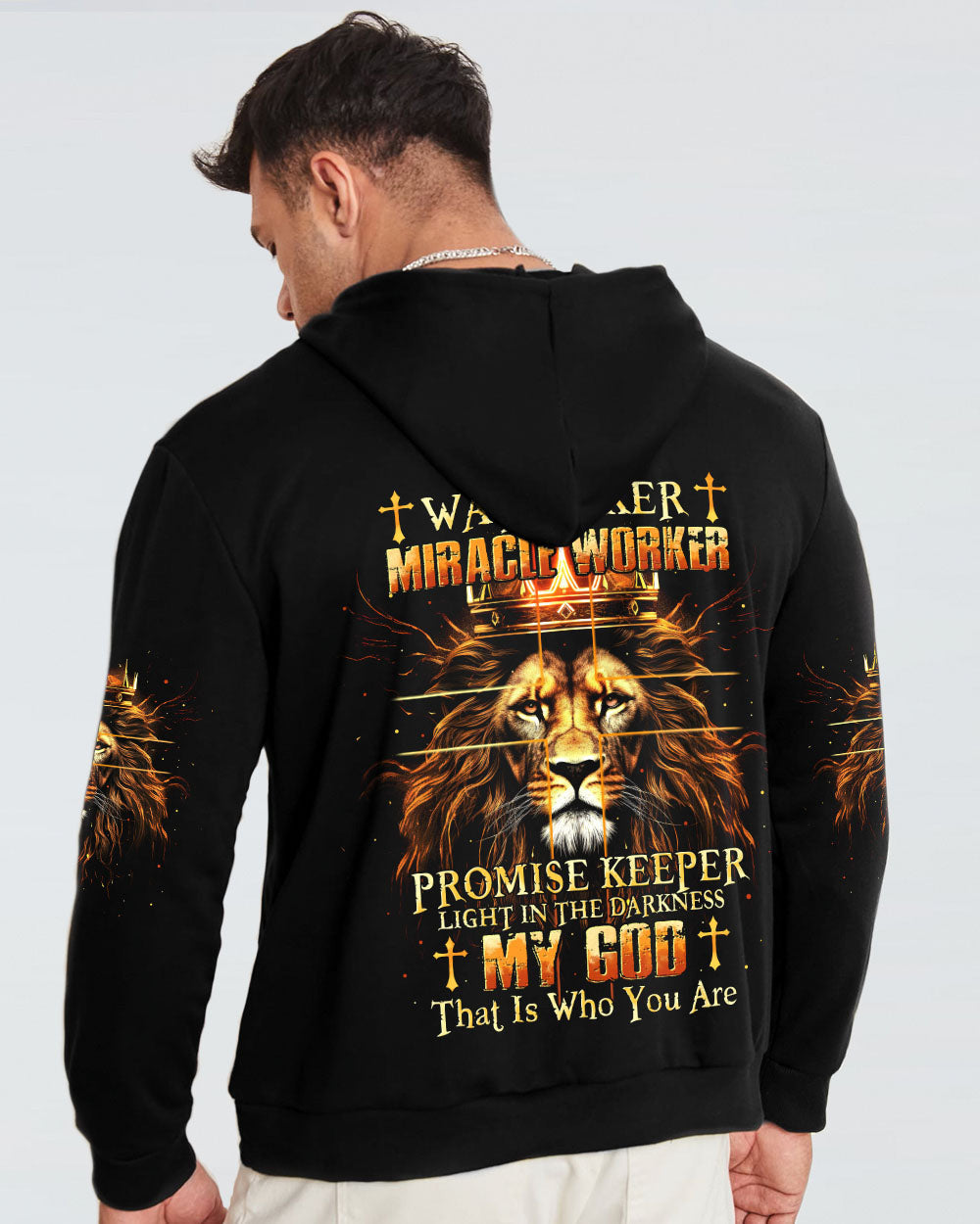 Way Maker Miracle Worker Lion Men's All Over Print Shirt - Tytm2304244