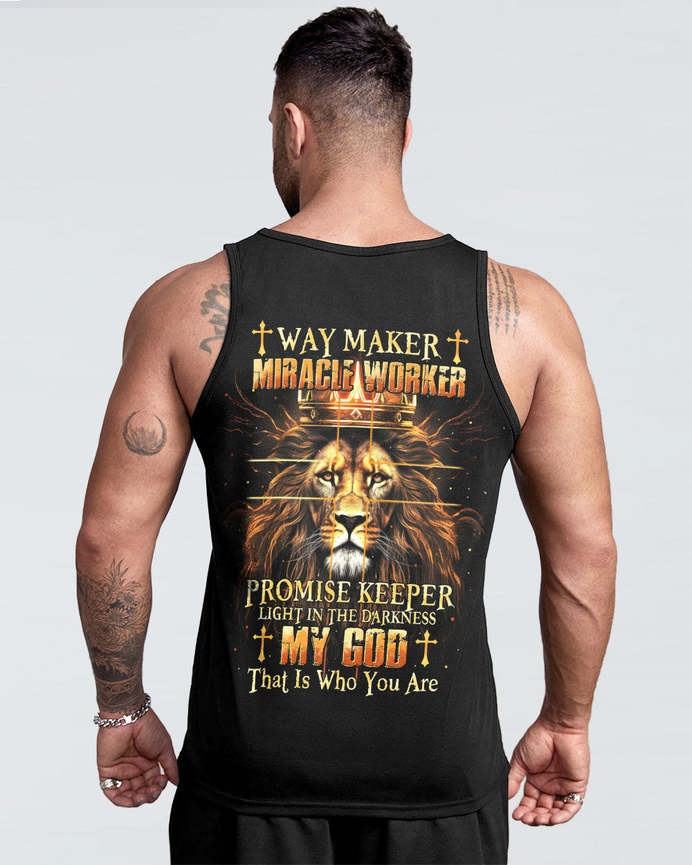 Way Maker Miracle Worker Lion Men's All Over Print Shirt - Tytm2304244