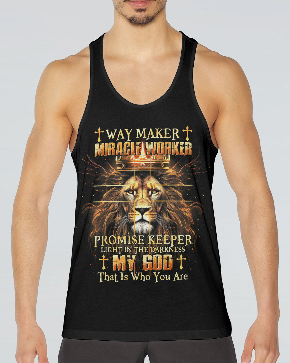 Way Maker Miracle Worker Lion Men's All Over Print Shirt - Tytm2304244