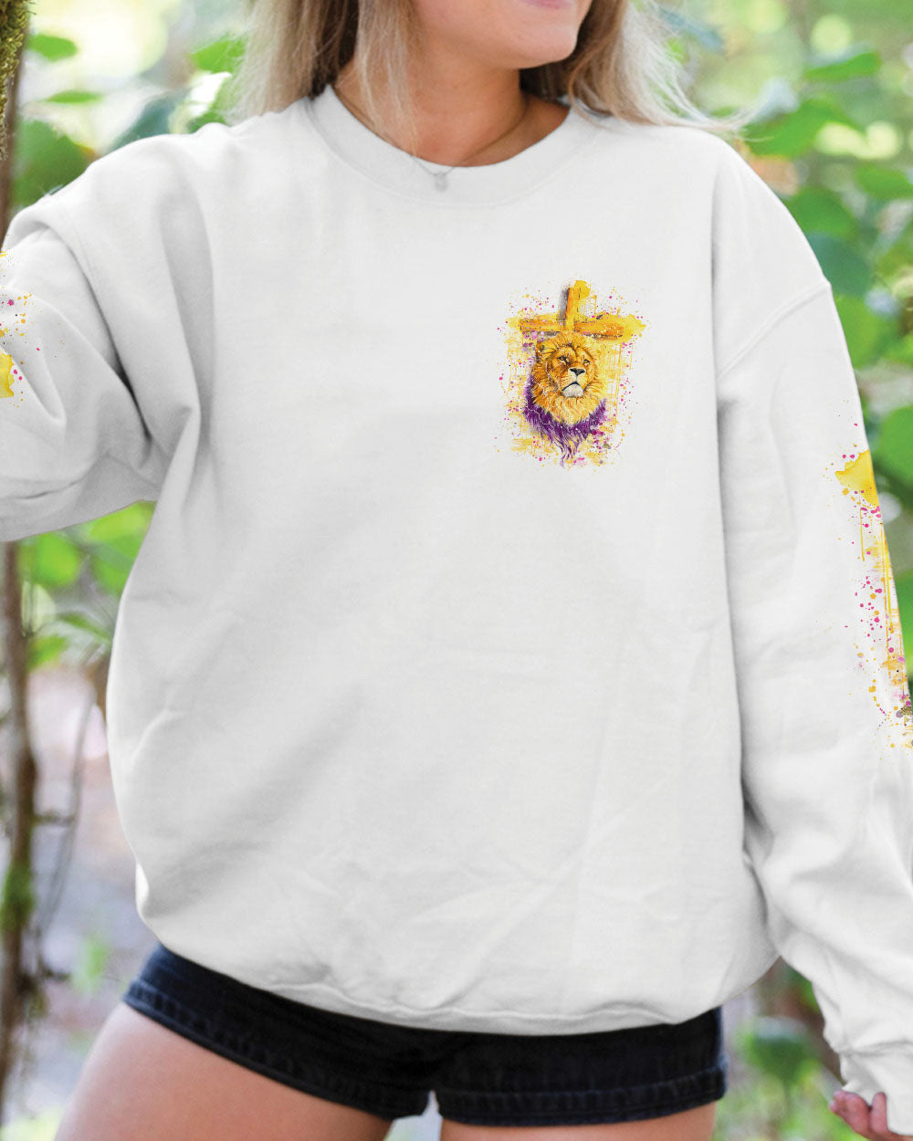 Way Maker Miracle Worker Cross Lion Women's All Over Print Shirt - Yhln0405242