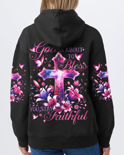 God Is About To Bless You Stay Faithful Women's All Over Print Shirt - Tytd1106243