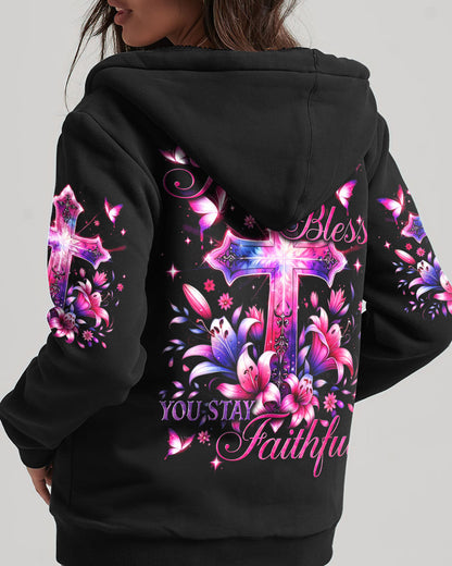 God Is About To Bless You Stay Faithful Women's All Over Print Shirt - Tytd1106243