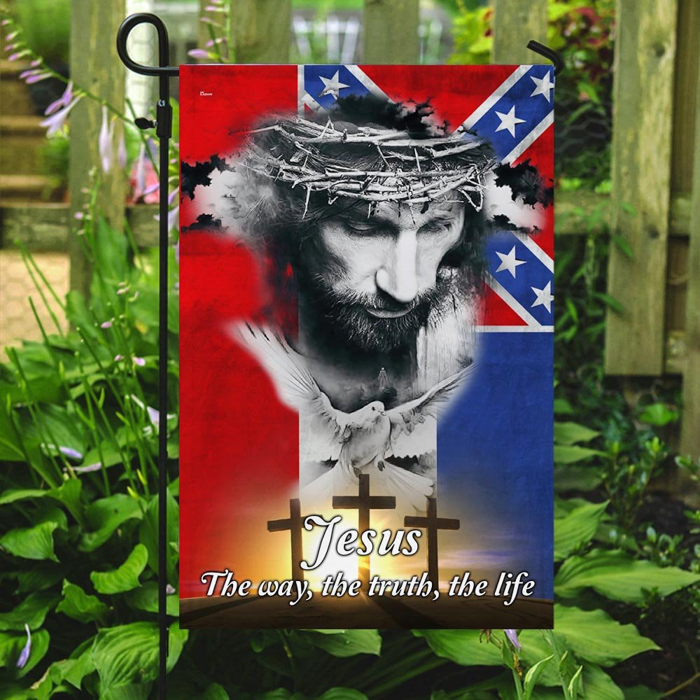 Christian Garden Flags, Mississippi Jesus Flag, Christian House Flags, Christian Cross Flag, Faith Flag, easychoo.com