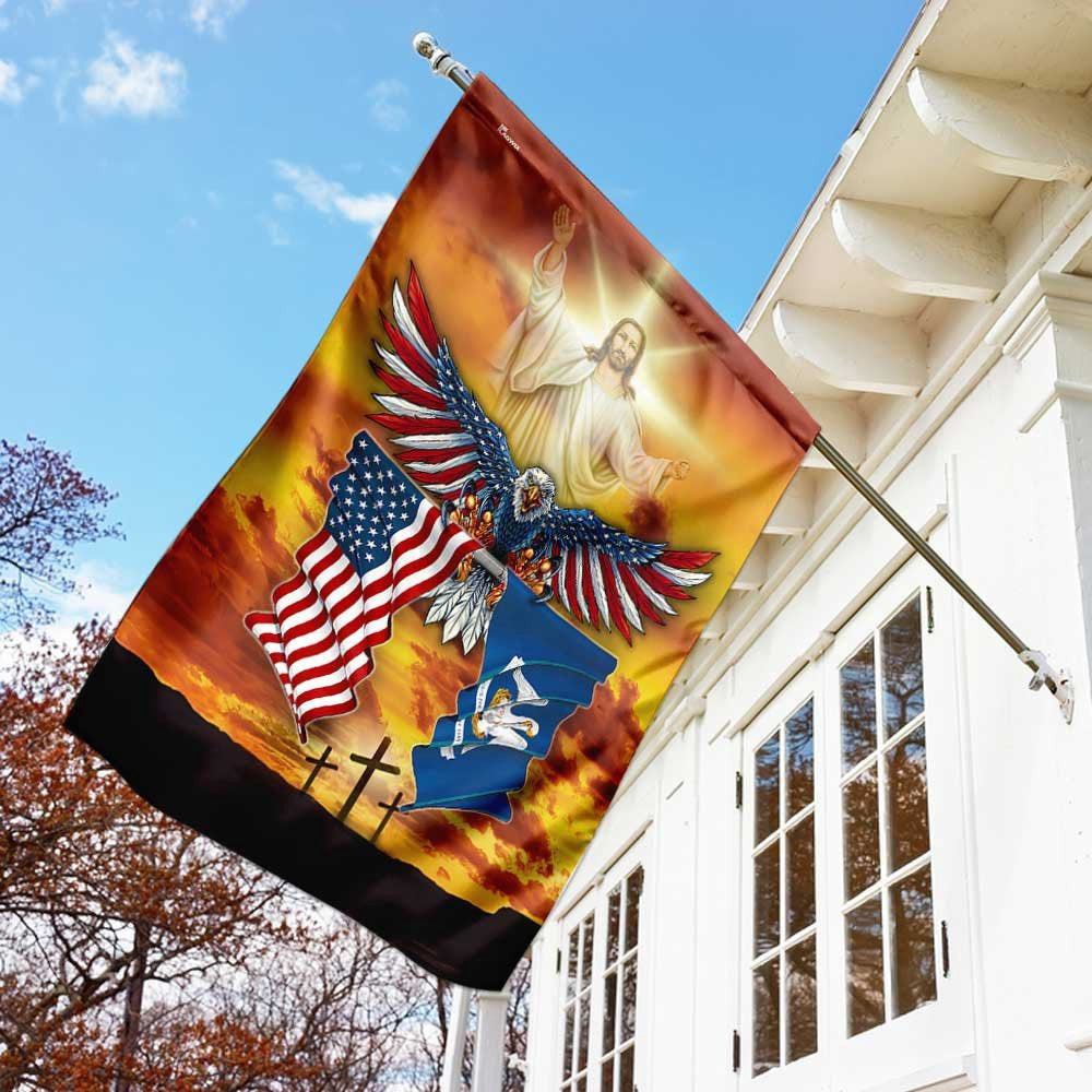 Christian Garden Flags, Louisiana State One Nation Under God Flag, Christian House Flags, Christian Cross Flag, Faith Flag, easychoo.com