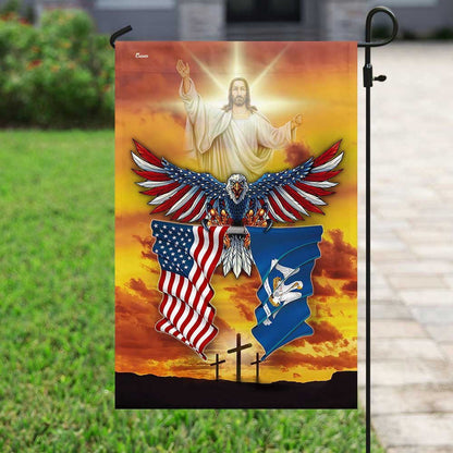 Christian Garden Flags, Louisiana State One Nation Under God Flag, Christian House Flags, Christian Cross Flag, Faith Flag, easychoo.com