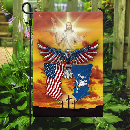 Christian Garden Flags, Louisiana State One Nation Under God Flag, Christian House Flags, Christian Cross Flag, Faith Flag, easychoo.com