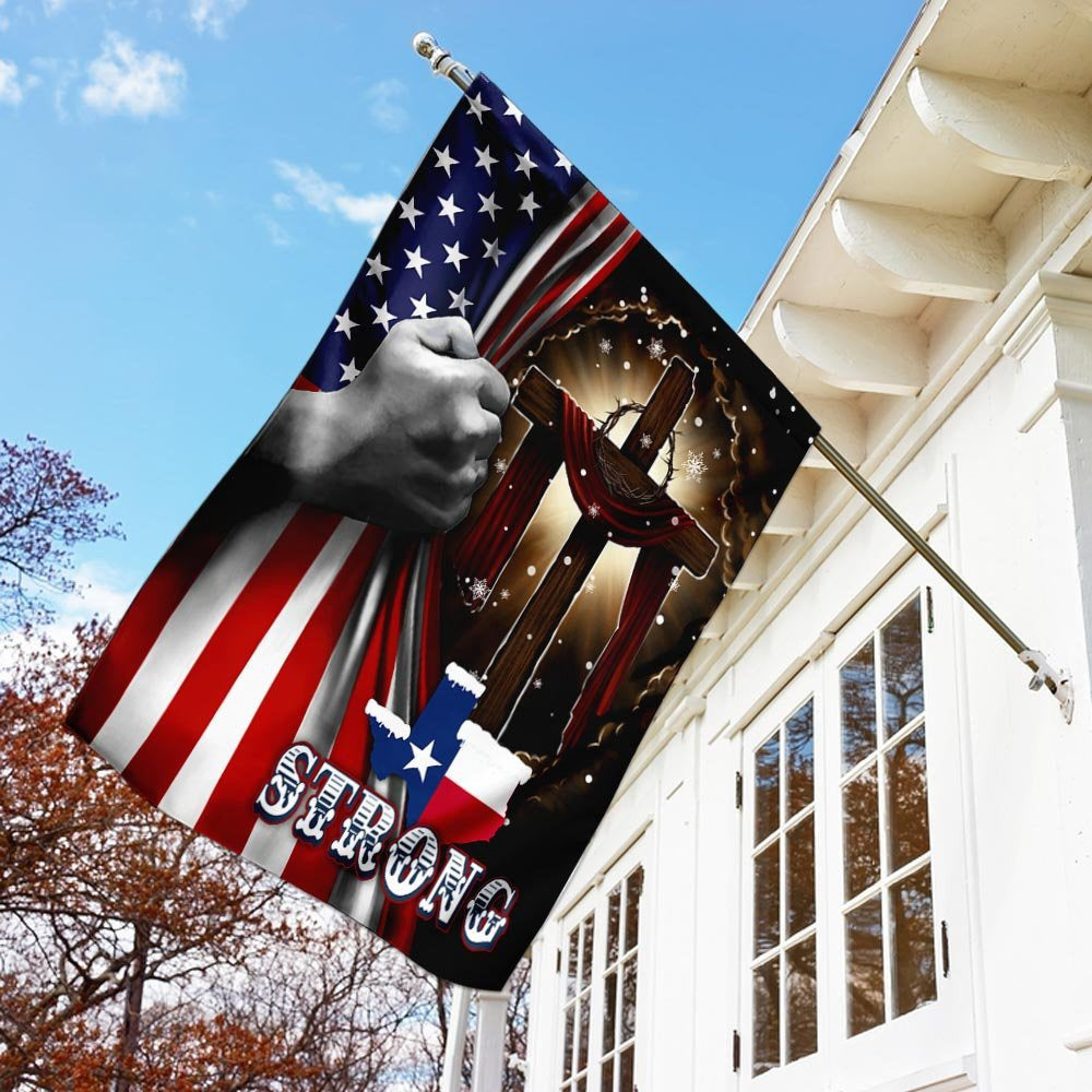 Christian Garden Flags, Texas Strong Flag, Christian House Flags, Christian Cross Flag, Faith Flag, easychoo.com