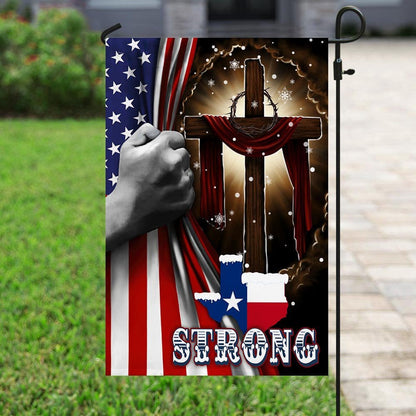 Christian Garden Flags, Texas Strong Flag, Christian House Flags, Christian Cross Flag, Faith Flag, easychoo.com