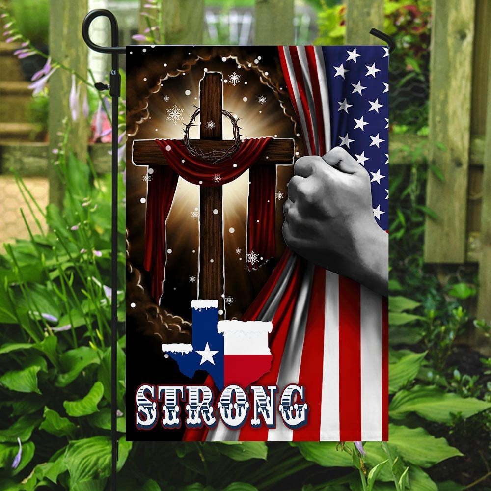 Christian Garden Flags, Texas Strong Flag, Christian House Flags, Christian Cross Flag, Faith Flag, easychoo.com