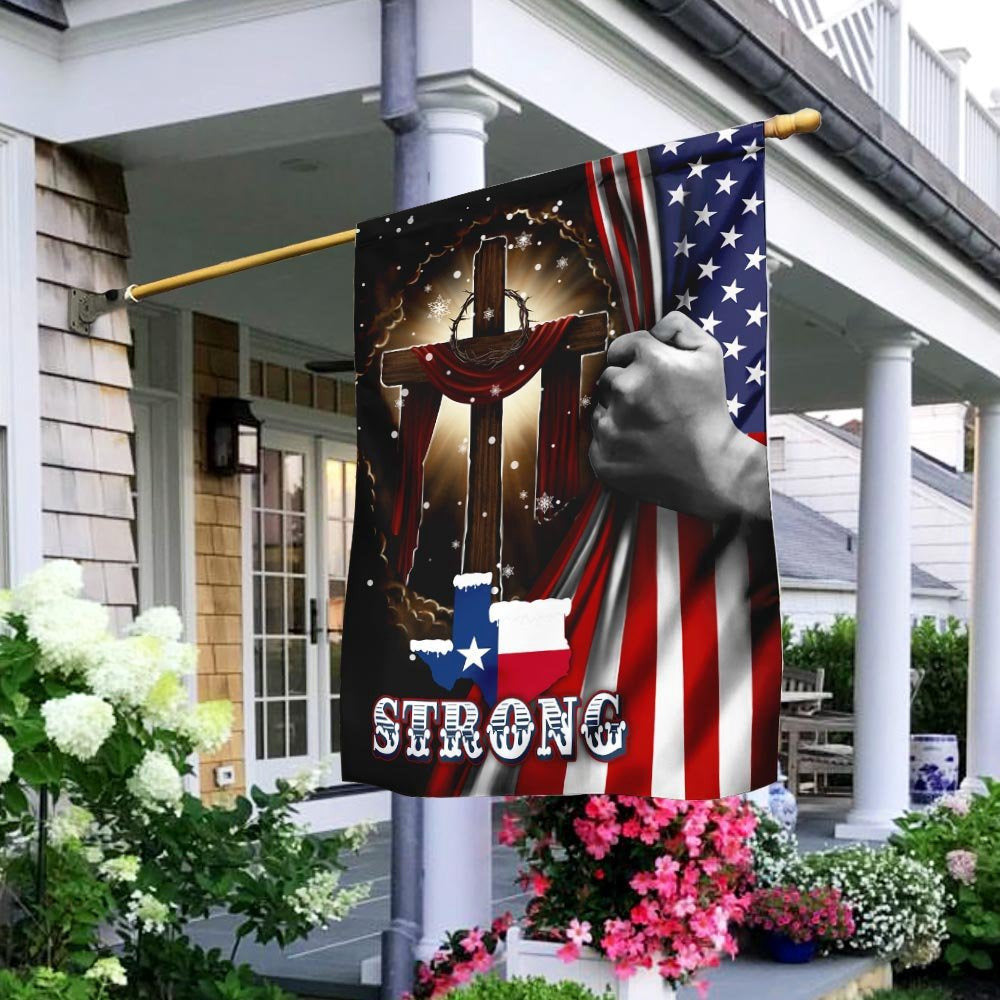 Christian Garden Flags, Texas Strong Flag, Christian House Flags, Christian Cross Flag, Faith Flag, easychoo.com