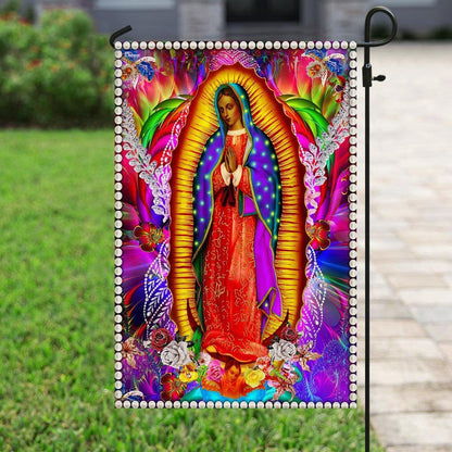 Christian Garden Flags, Our Lady Of Guadalupe Flag, Christian House Flags, Christian Cross Flag, Faith Flag, easychoo.com
