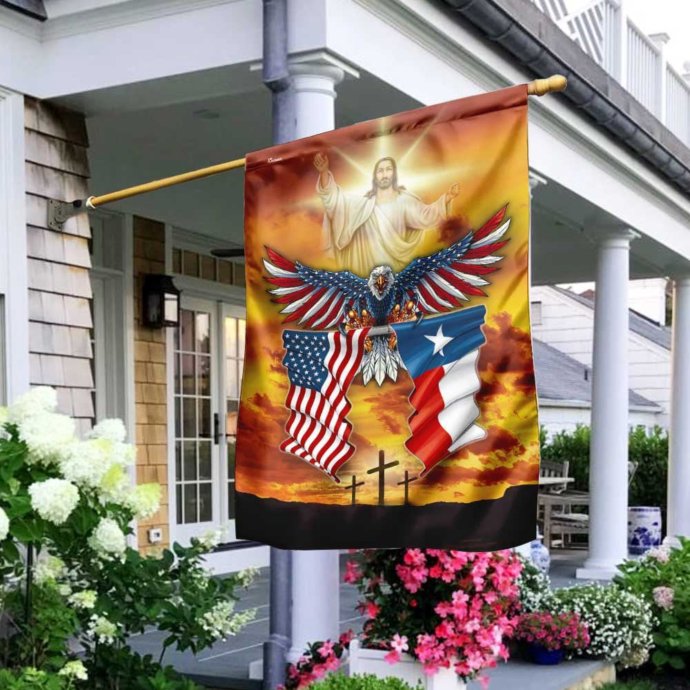 Christian Garden Flags, Texas State One Nation Under God Flag, Christian House Flags, Christian Cross Flag, Faith Flag, easychoo.com