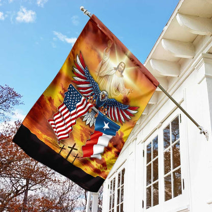 Christian Garden Flags, Texas State One Nation Under God Flag, Christian House Flags, Christian Cross Flag, Faith Flag, easychoo.com