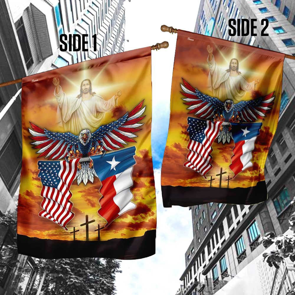 Christian Garden Flags, Texas State One Nation Under God Flag, Christian House Flags, Christian Cross Flag, Faith Flag, easychoo.com