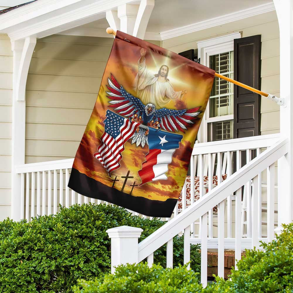 Christian Garden Flags, Texas State One Nation Under God Flag, Christian House Flags, Christian Cross Flag, Faith Flag, easychoo.com