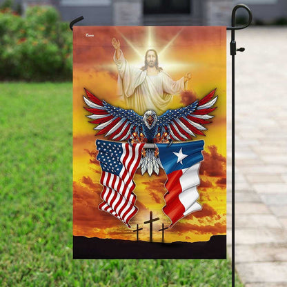 Christian Garden Flags, Texas State One Nation Under God Flag, Christian House Flags, Christian Cross Flag, Faith Flag, easychoo.com
