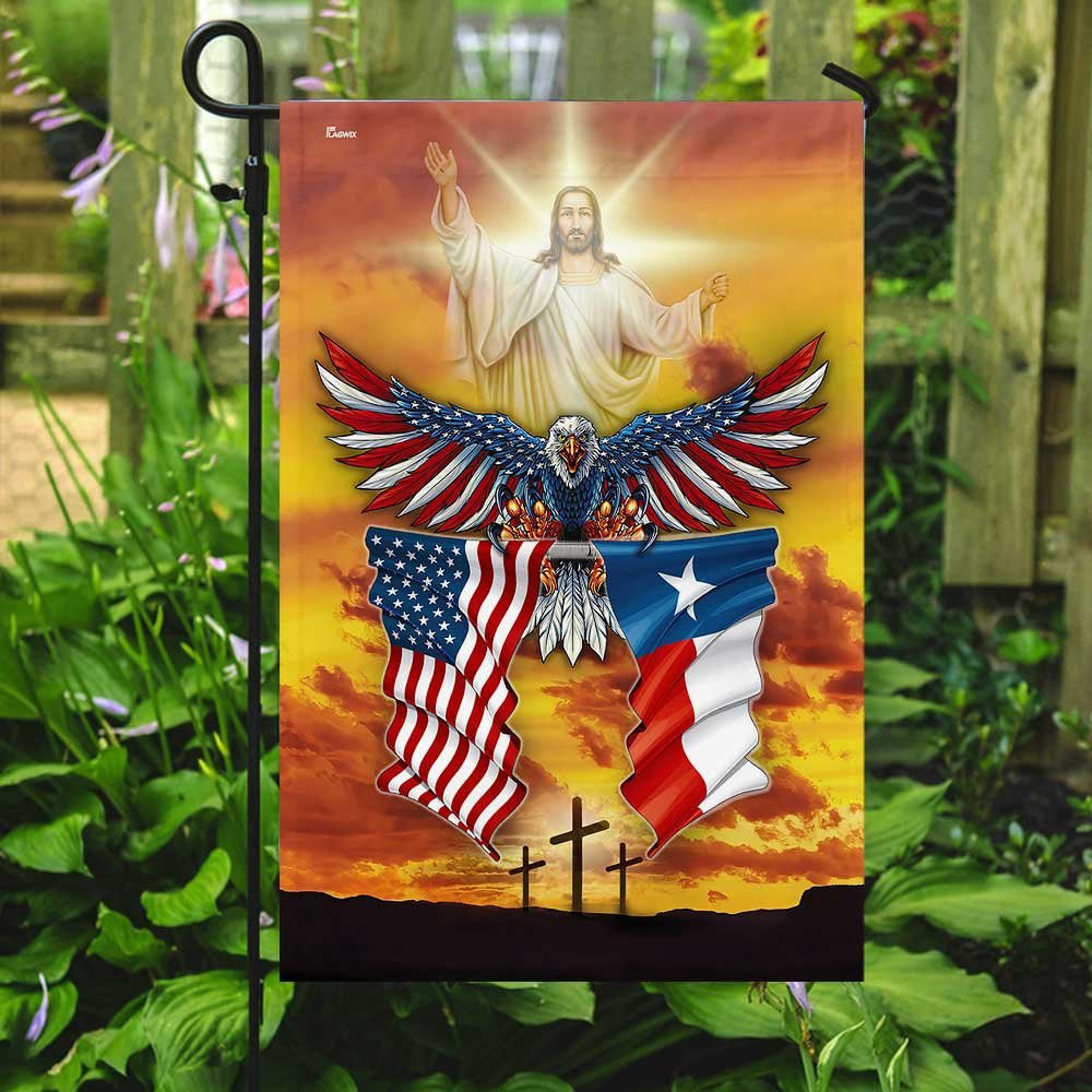 Christian Garden Flags, Texas State One Nation Under God Flag, Christian House Flags, Christian Cross Flag, Faith Flag, easychoo.com