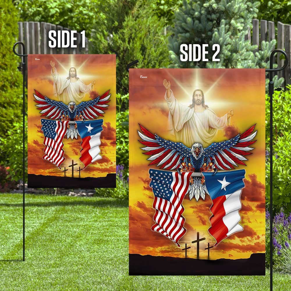 Christian Garden Flags, Texas State One Nation Under God Flag, Christian House Flags, Christian Cross Flag, Faith Flag, easychoo.com