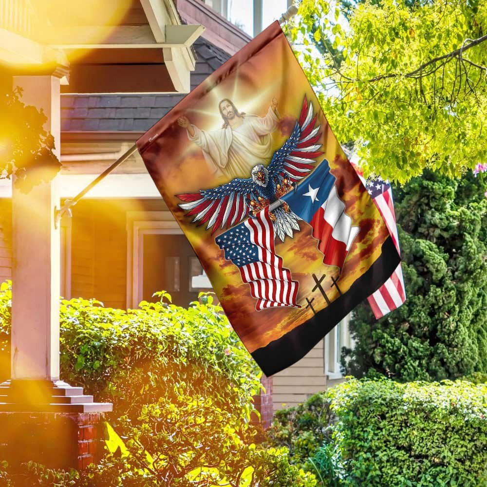 Christian Garden Flags, Texas State One Nation Under God Flag, Christian House Flags, Christian Cross Flag, Faith Flag, easychoo.com