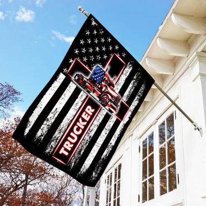 Christian Garden Flags, Trucker American US Flag, Christian House Flags, Christian Cross Flag, Faith Flag, easychoo.com