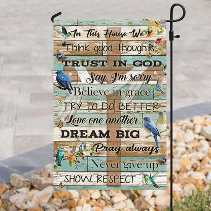 Christian Garden Flags, We Trust In God Flag, Christian House Flags, Christian Cross Flag, Faith Flag, easychoo.com