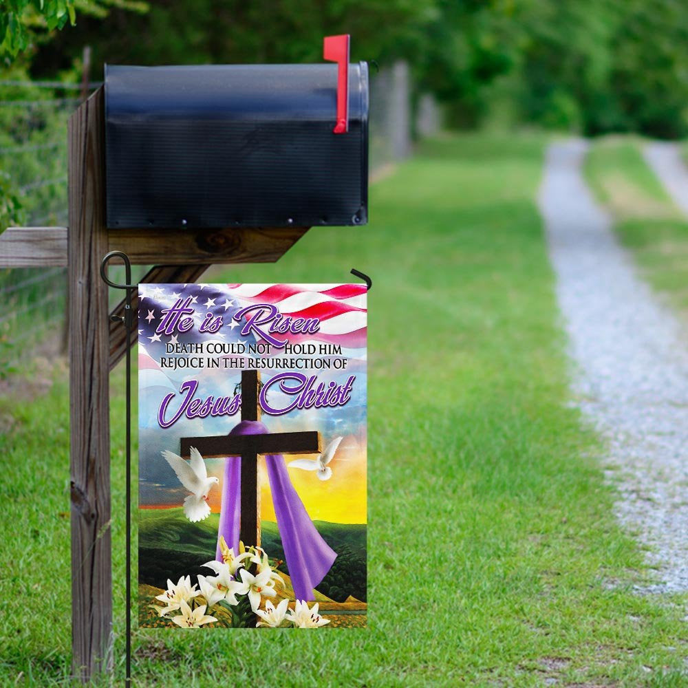 Christian Garden Flags, The Resurrection Of Jesus Christ Easter Flag, Christian House Flags, Christian Cross Flag, Faith Flag, easychoo.com