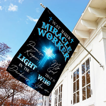 Christian Garden Flags, My God That Is Who You Are Flag, Christian House Flags, Christian Cross Flag, Faith Flag, easychoo.com