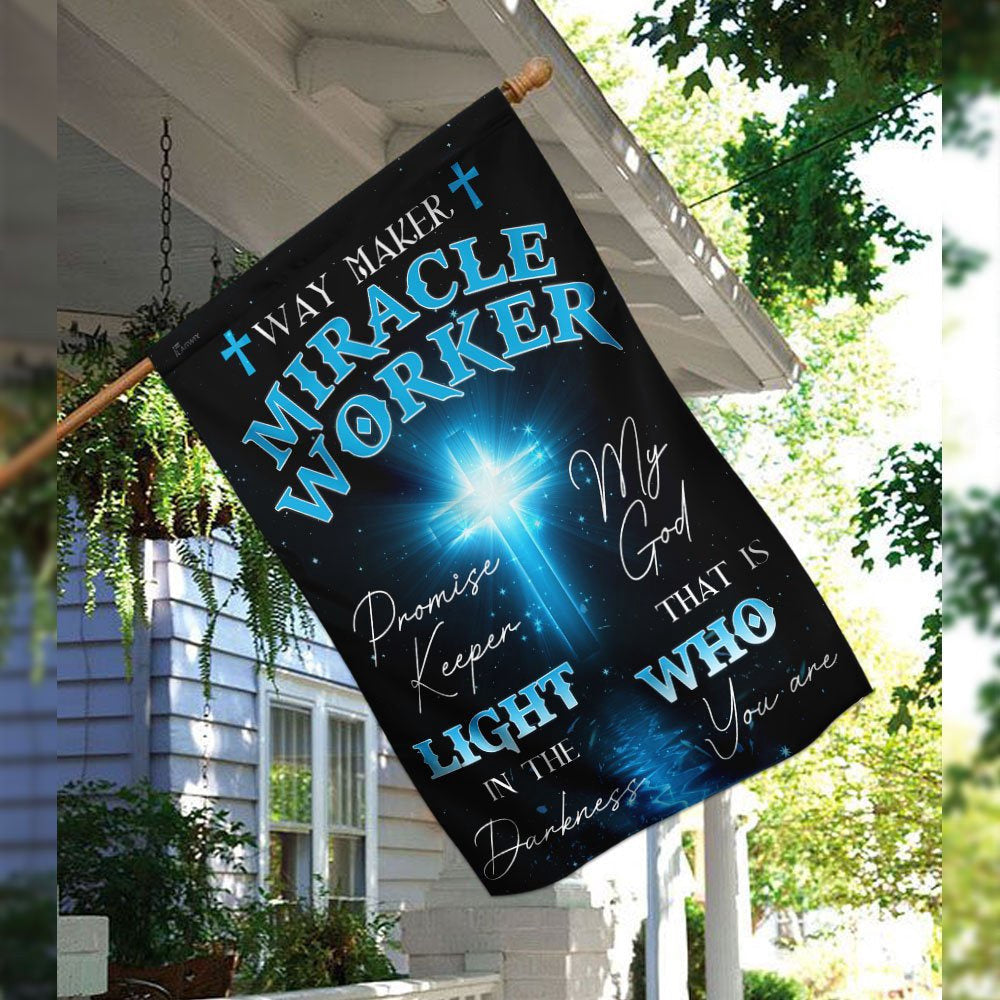 Christian Garden Flags, My God That Is Who You Are Flag, Christian House Flags, Christian Cross Flag, Faith Flag, easychoo.com