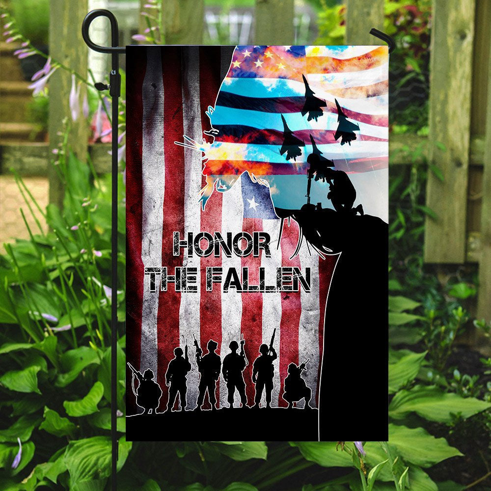 Christian Garden Flags, Proud Veteran Honor The Fallen Flag, Christian House Flags, Christian Cross Flag, Faith Flag, easychoo.com