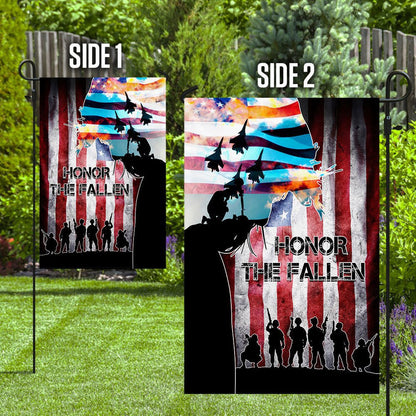 Christian Garden Flags, Proud Veteran Honor The Fallen Flag, Christian House Flags, Christian Cross Flag, Faith Flag, easychoo.com