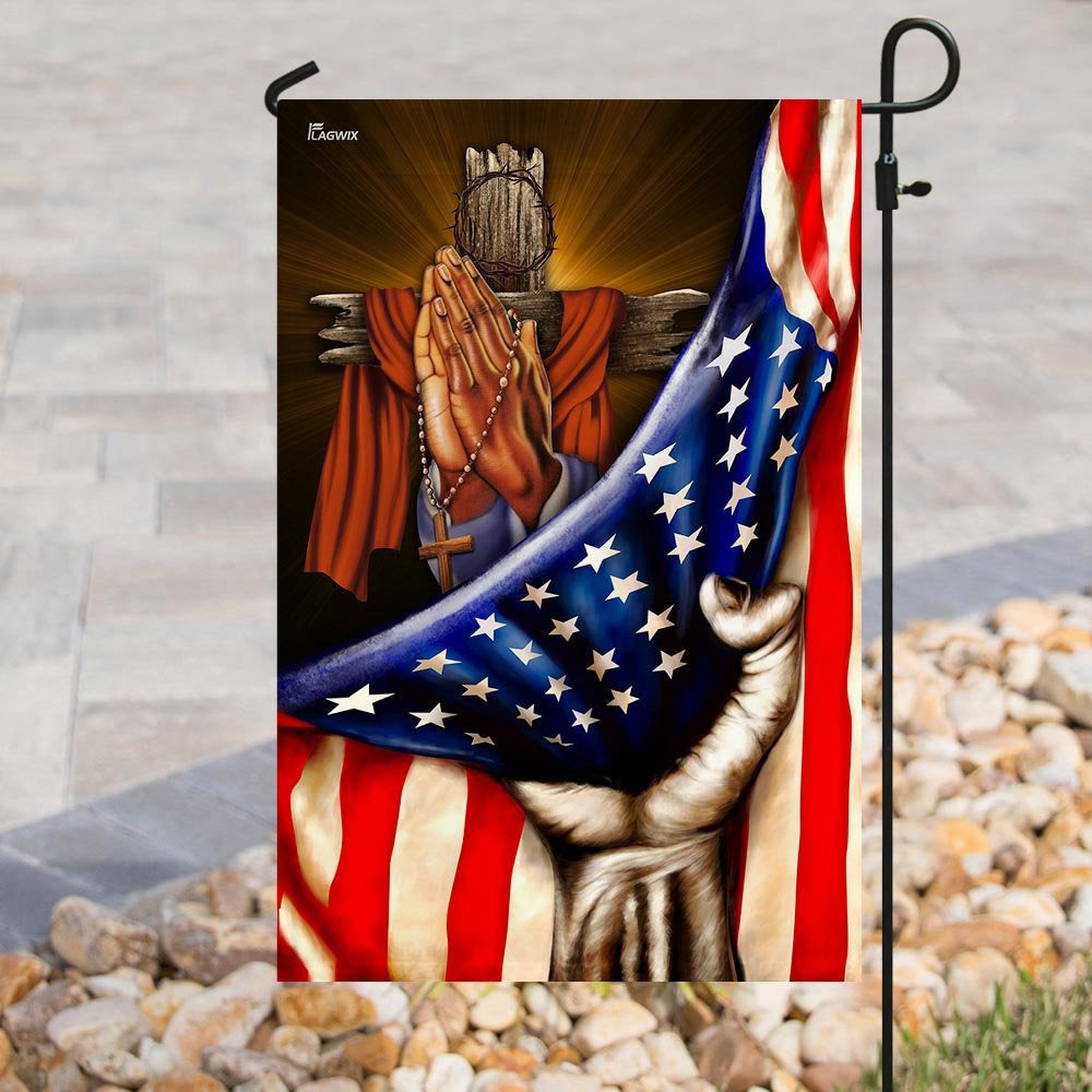 Christian Garden Flags, Praying Hands Faith Hope Flag, Christian House Flags, Christian Cross Flag, Faith Flag, easychoo.com