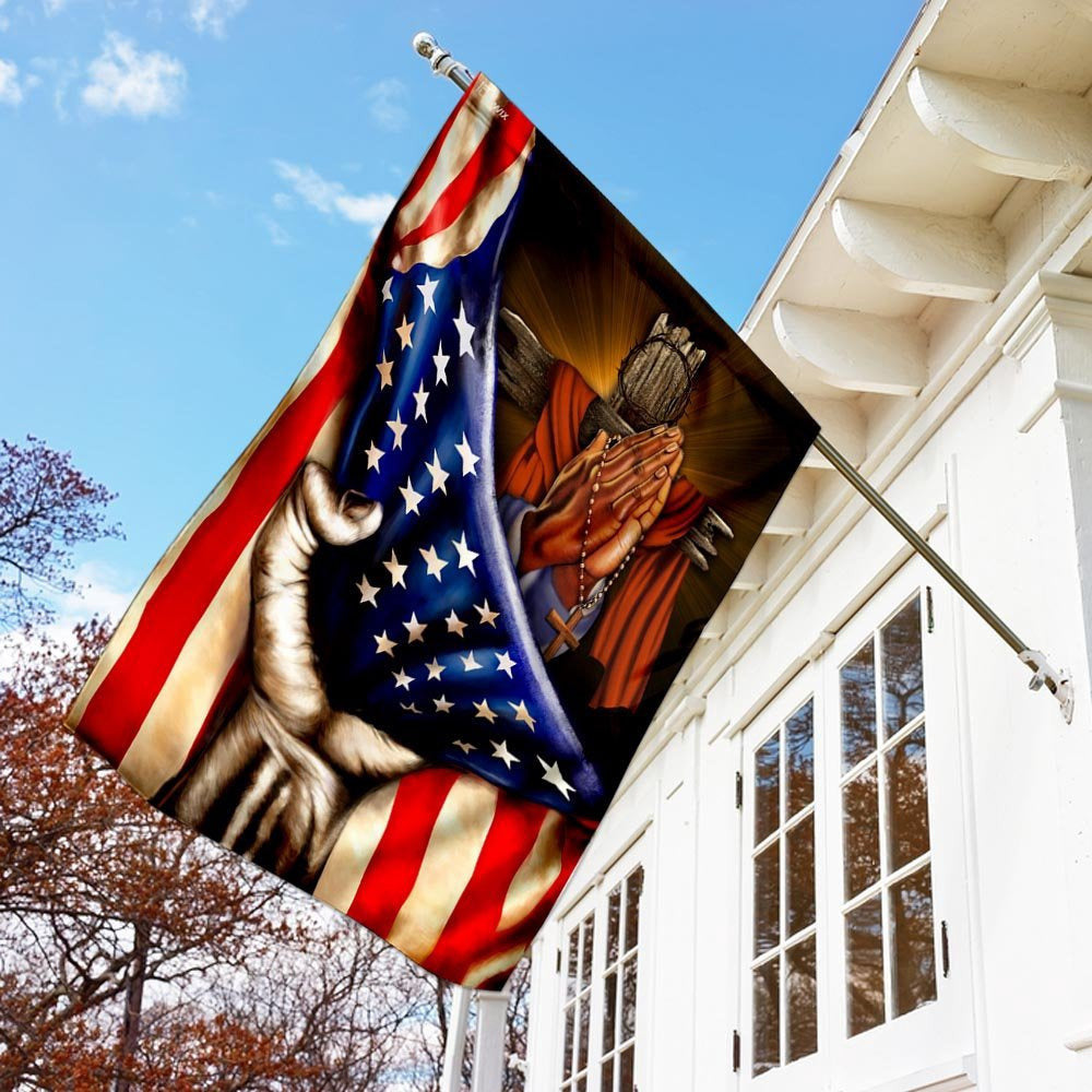 Christian Garden Flags, Praying Hands Faith Hope Flag, Christian House Flags, Christian Cross Flag, Faith Flag, easychoo.com