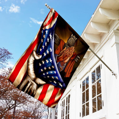 Christian Garden Flags, Praying Hands Faith Hope Flag, Christian House Flags, Christian Cross Flag, Faith Flag, easychoo.com