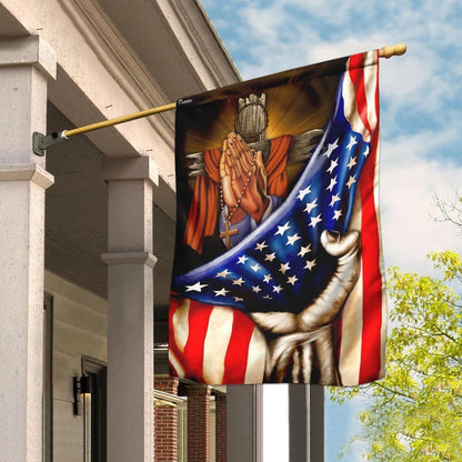Christian Garden Flags, Praying Hands Faith Hope Flag, Christian House Flags, Christian Cross Flag, Faith Flag, easychoo.com