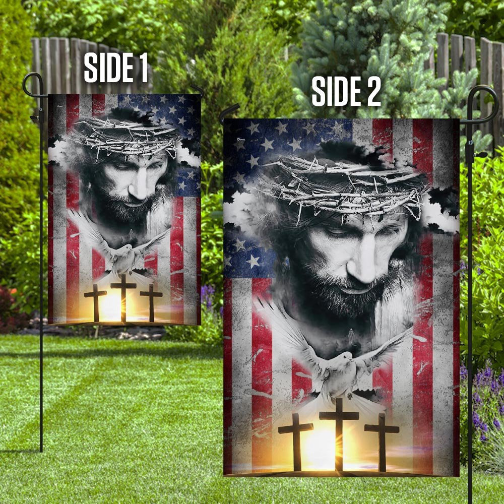 Christian Garden Flags, Jesus Our Savior Flag, Christian House Flags, Christian Cross Flag, Faith Flag, easychoo.com