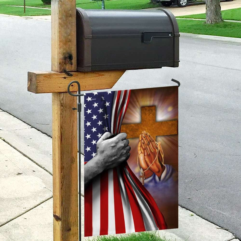 Christian Garden Flags, Jesus It's Not Religion It's A Relationship Flag, Christian House Flags, Christian Cross Flag, Faith Flag, easychoo.com