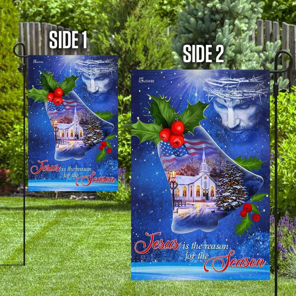 Christian Garden Flags, Jesus Is The Reason For The Season Christmas Flag, Christian House Flags, Christian Cross Flag, Faith Flag, easychoo.com